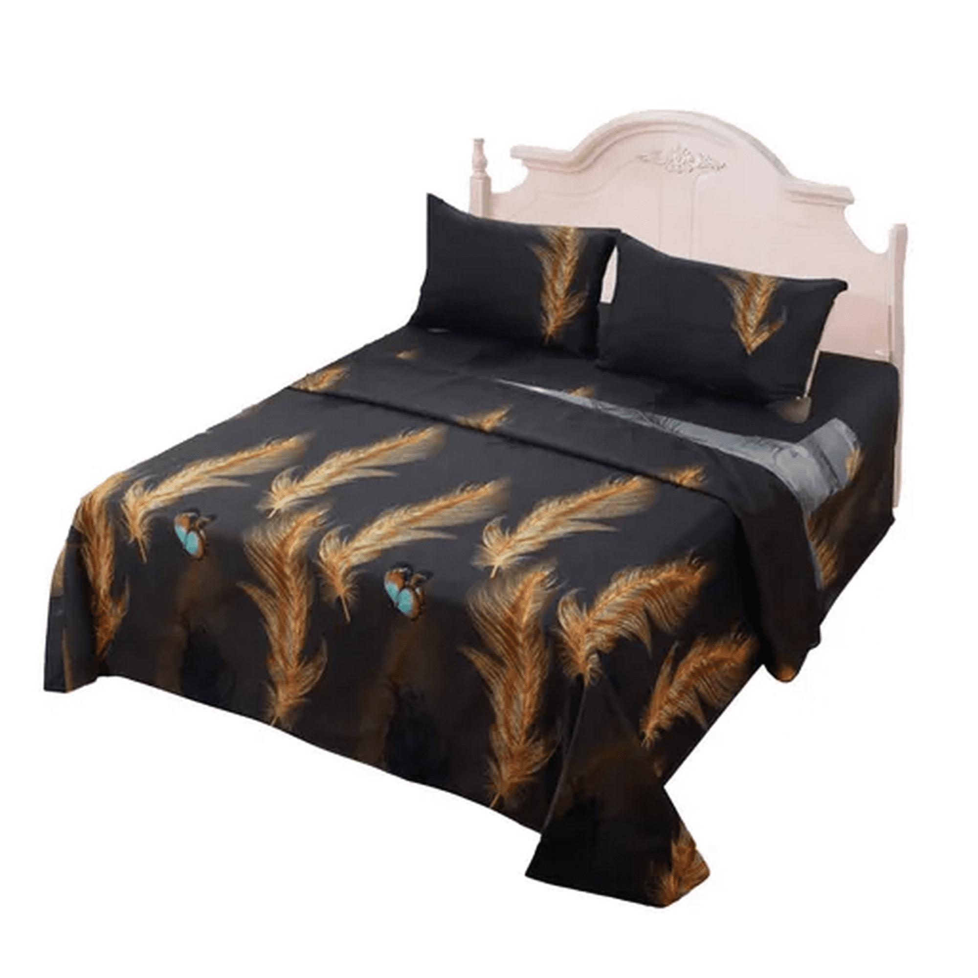 Genérico - Sabanas Algodon 200 Hilos 2 Plazas