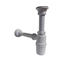 Aquakit - Sifon Lavamano Standard 1 1/4 Con Desague Repuesto Completo
