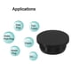 thumbnail image 4 of Uxcell Tapón de Agujero de Goma de Silicona Diámetro 34.3mm Tapón Suave y Flexible para Agujero de 33-34mm Negro 4 Piezas, 4 of 5