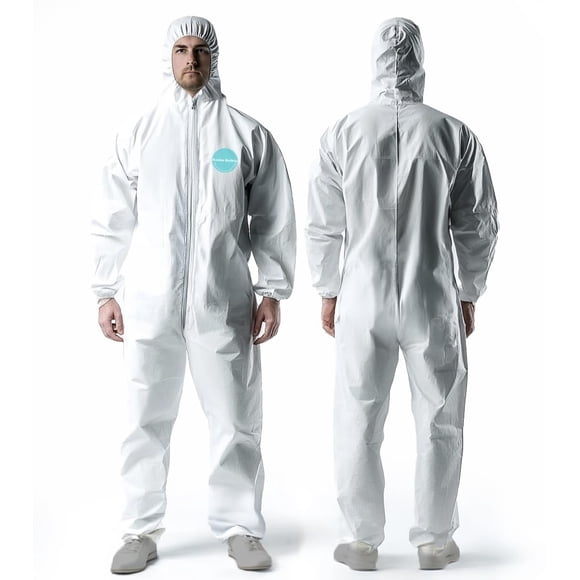 Overol Desechable Con Capucha Hazmat Suit Talla Grande