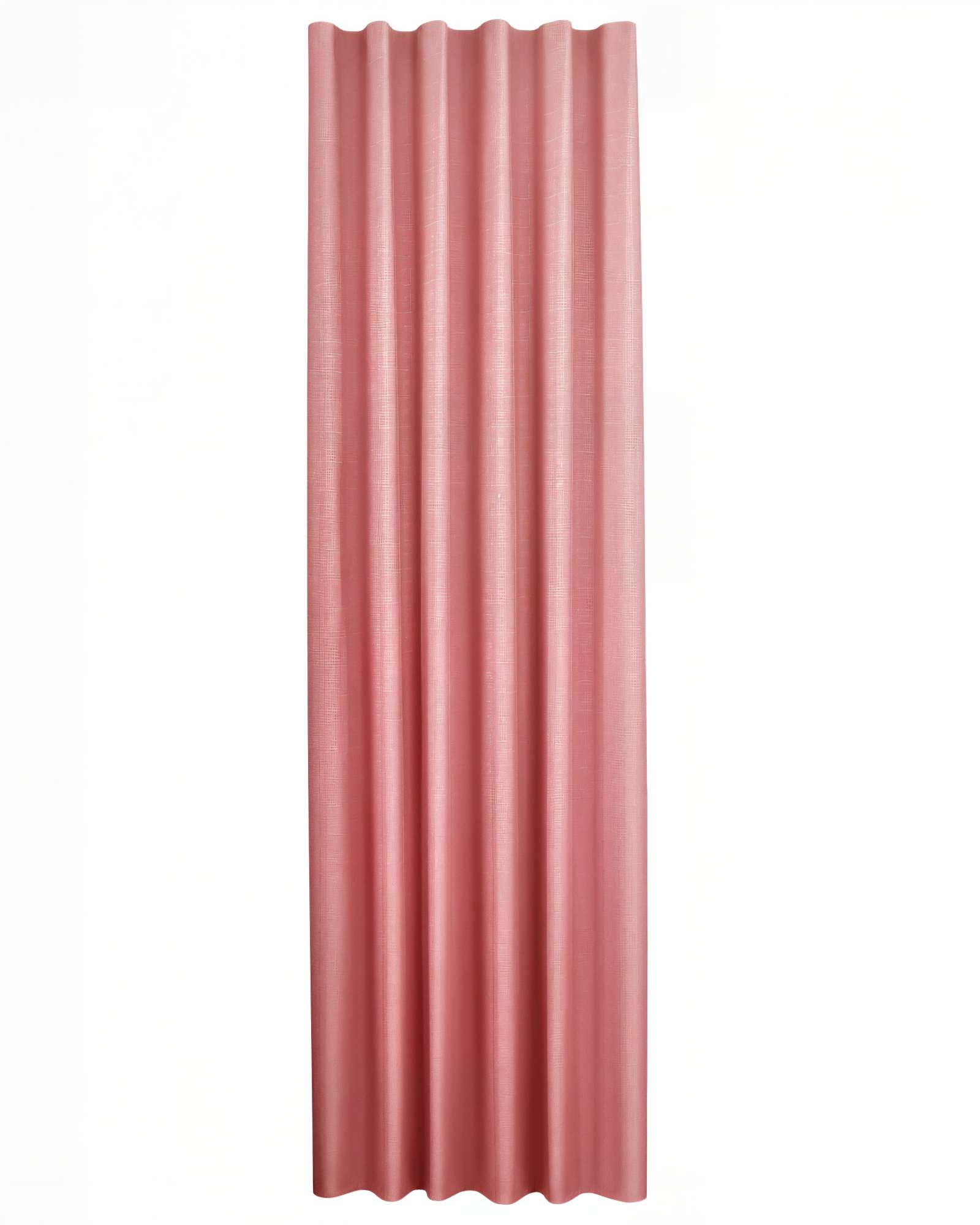 Genérico - Cortina Engomada Blackout 2 Paños Color Rosado