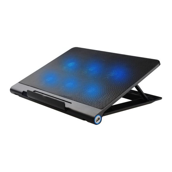 Base Ventilador Notebook Six Fan 8 Negro