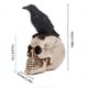 thumbnail image 3 of 1pc Crow Skull Ornament, Halloween Gift, Animal Skull Living Room Yard Decoration, Bar Crafts Resin Skull Skull, Antique Distressed,Halloween Room Decor Goth,ghost Face, 3 of 4