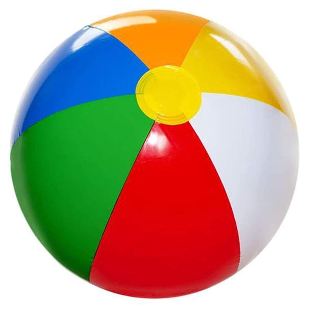 Pelotas de playa inflables 4E's Novelty de 16 pulgadas, paquete de 24 unidades para niños