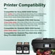 thumbnail image 2 of Cartuchos de tinta Cool Toner 67XL negros, paquete de 2 unidades para impresoras HP, 2 of 7