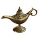 thumbnail image 4 of Aladdin Lamp Genie Costume Light Coleccionable Para Decoración De Adornos De Fiesta Bronce, 4 of 5