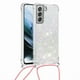 thumbnail image 1 of Funda FOXDOCK para Samsung Galaxy S21 FE con Cuerda Ajustable, Brillo Líquido, Protección Antigolpes y Lente – Ideal para Regalo, 1 of 6