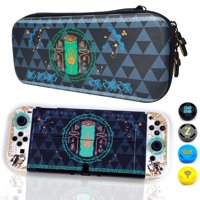 Estuche Rígido Aaronmei Compatible Con Nintendo Switch Oled Azul