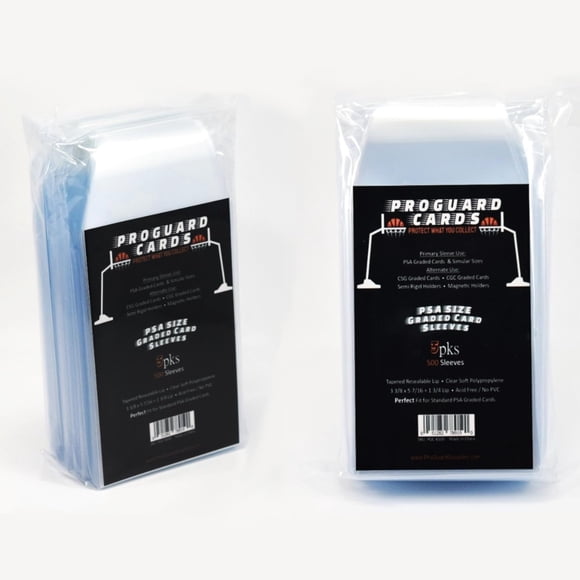 Fundas para cartas ProGuard Cards 500 PSA Perfect Fit 2 mil