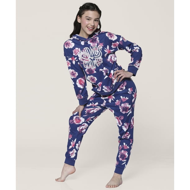 Pijama Algodón Con Capucha Niñas | Ternura Y Brillo