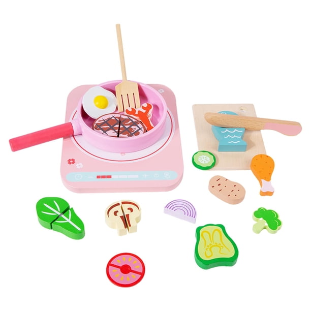 Juegos De Imaginación Juegos De Cocina De Madera Juego De Mesa Juego De Rol  Para Bebés Regalo Para Niños Rosa