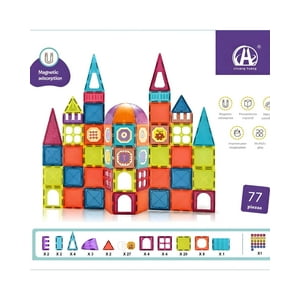 Ali Chile - Block Magnetico Castillo 77 Piezas