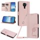 thumbnail image 1 of Funda Cartera Trébol para Xiaomi Redmi Note 9 4G con Ranuras Tarjetas y Carga Inalámbrica Rosa, 1 of 6
