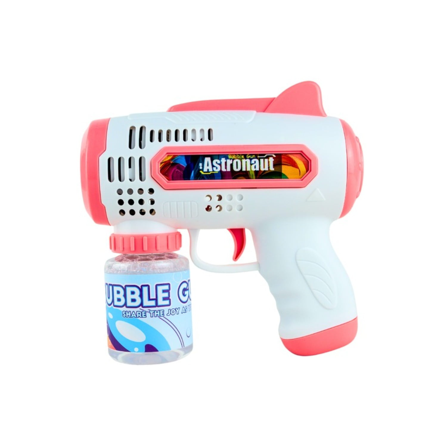 Soleio - Lanzador De Bujas Eléctrico Con Luces Led Rosada