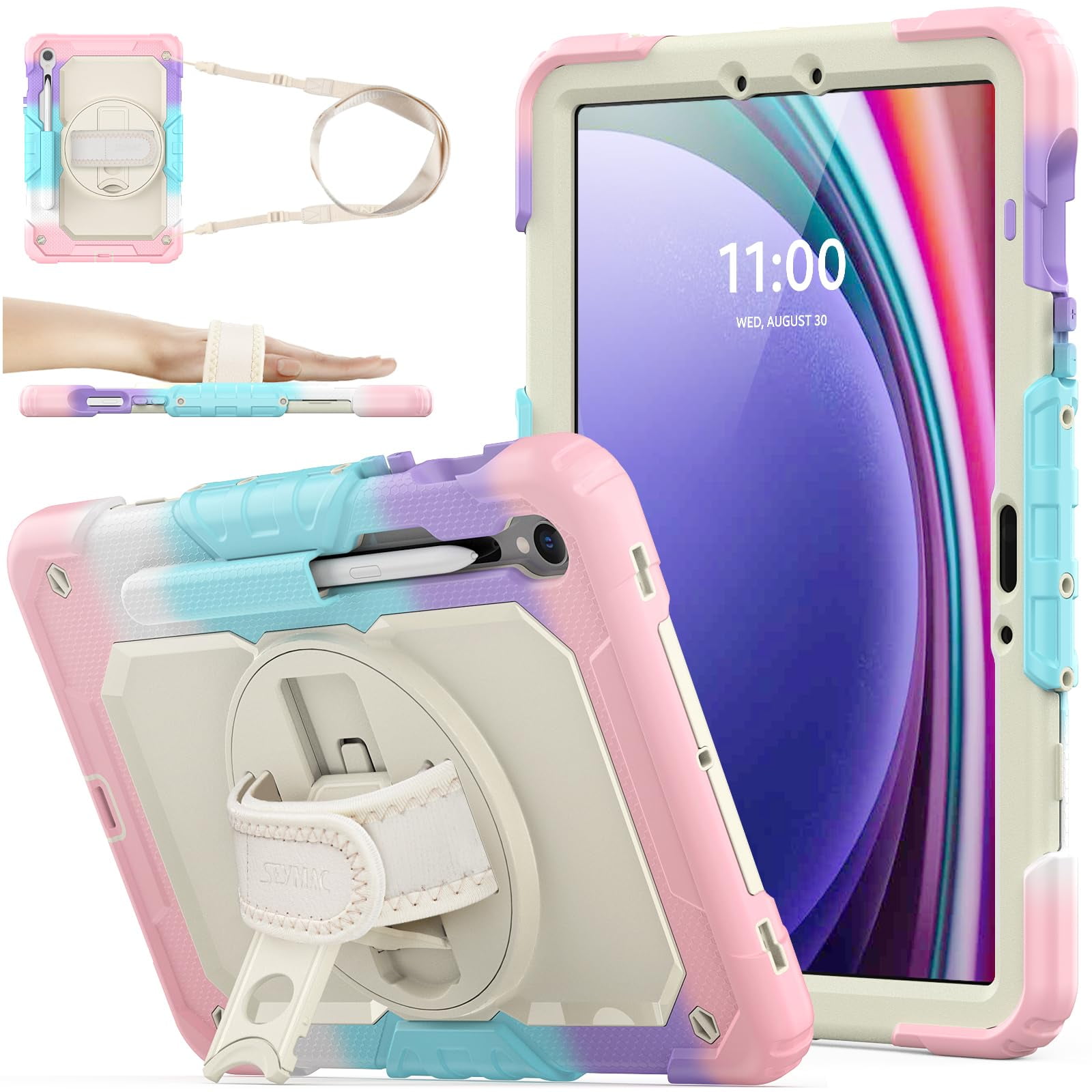 Funda De Tableta Seymac Stock Para Samsung Galaxy Tab S10 Fe/s9