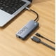 thumbnail image 3 of Hub convertidor  HB52 HDMI+ RJ45 + SD/TF + PD + Tipo-C 3.0 + USB 3.0, 3 of 4
