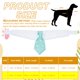 thumbnail image 2 of Collar de perro con pajarita Uxcell, pajarita de esmoquin linda con collar blanco ajustable hecho a mano para mascotas formales, corbata para gatos (azul, L), para cachorros medianos/ gatitos boda, 2 of 7