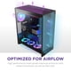 thumbnail image 4 of Case NZXT H7 Flow 2024 Mid-Tower ATX con 3 ventiladores de 120 mm, color negro, 4 of 9