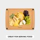 thumbnail image 2 of Juego de 2 tablas de cortar Freshware Wood Kitchen con Juice Groove, 2 of 6
