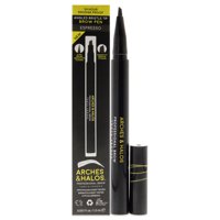 Arches And Halos - Lápiz Para Cejas Resistente Al Agua Con Punta De Cerdas En Ángulo - Espresso De Para Mujeres - Lápiz Para Cejas De 0.051 Oz
