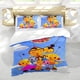 thumbnail image 5 of Rolie Polie Olie Conjunto de sábanas temático, trío de piezas, cómodo y amigable con la piel, diseño único, regalo de decoración para el hogar para familiares, amigos y fans, 90 cm * 190 cm, 5 of 6