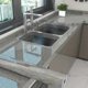 thumbnail image 1 of 1pc Marble Wallpaper, Waterproof Oil-proof Heat Resistant Peel And Stick Contact Paper, Granite Countertop Paper, Kitchen Bathroom Backdrop Table Desk Wall Desk Appliance Furniture Sticker, Renovation, 1 of 3