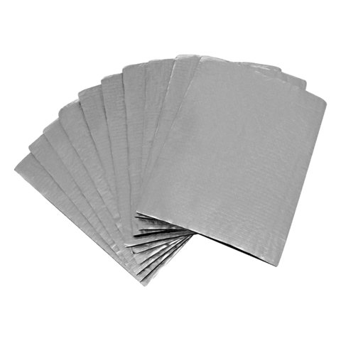 Ioensy - 10 Piezas De Alfombrilla De Aislamiento Térmico Y Acústico Para Coche, Alfombrilla De Amortiguación, Lámina De Aislamiento Acústico