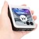 thumbnail image 2 of Funda Cartera Lunares Motorola Razr 60 con Tarjetero, Correa y Soporte Plata, 2 of 5