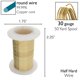thumbnail image 4 of Craft Wire The Beadsmith Wire Elements, cobre calibre 30, 4 of 7