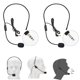 thumbnail image 2 of Micrófono HUACAM con auriculares alámbrico, pack de 2, brazo flexible, 2 of 8