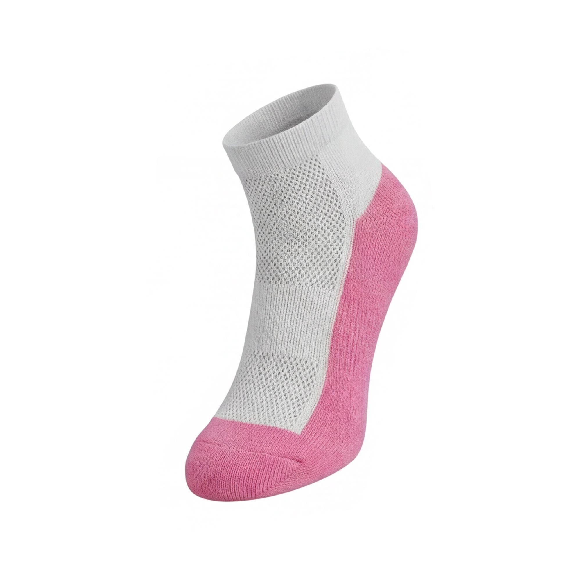 Calcetines Niña Deportivo Corto Blanco X10 31-34