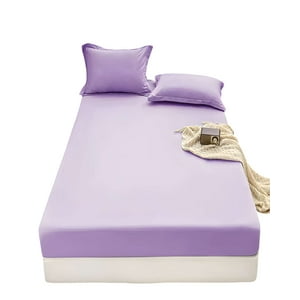 Genérico - Juego De Sabana Plaza Y Media 200 Hilos Lila