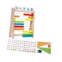 Magideal - Juegos De Matemáticas Educativas De Madera Clásica Regalos De Madera Marco De Madera Matemáticas Matemáticas Para 2 3 4 5 Niños De 6 Años Prescolar