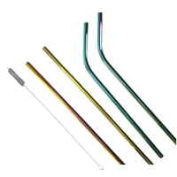 Disparo - Pack 4 Bombillas Multicolor Con Cepillo Ecologico Cocina