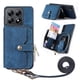 thumbnail image 1 of Funda Tipo Cartera con Correa Cruzada para Xiaomi 14T Protección Contra Golpes Azul, 1 of 5