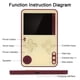thumbnail image 4 of K10 Ultra-thin Handheld Game Console 2.4inch Color Screen Handheld Game Console With 400mAh Rechargeable Battery, 4 of 4
