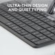 thumbnail image 4 of Teclado Logitech K585, delgado, inalámbrico, multidispositivo, grafito, 4 of 9