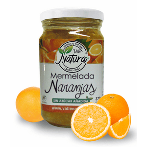 Valle Natura - Mermelada De Naranjas Sin Azúcar Añadida