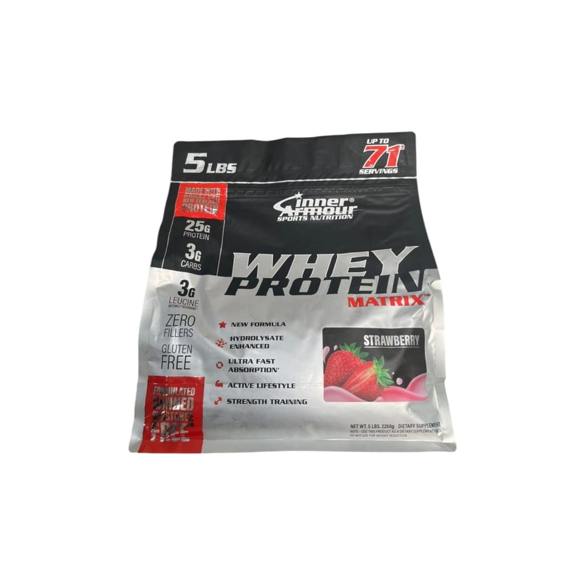 Proteina Whey Protein Matrix 5Lbs 71 Sv Stramberry -