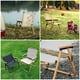 thumbnail image 3 of Silla Plegable Portátil De Playa Camping Pesca Exterior, 3 of 7