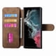 thumbnail image 5 of Funda Billetera Magnética para Samsung Galaxy S22 Ultra Soporte Tarjetas Desmontable Marrón, 5 of 6
