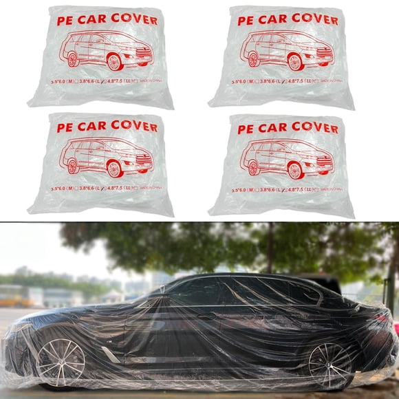 Cobertura desechable para coche Bocarmo 3,8 m x 6,6 m, pack de 4
