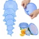 thumbnail image 1 of 6/12pcs Silicone Stretch Lids, Food Bowl Covers, Reusable Food Saving Cover, Stretchable Multifunctional Fruit And Vegetable Fresh-keeping Cover, 1 of 3