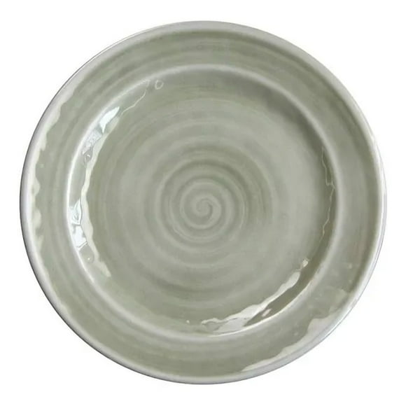 Platillo té Melamina 15 cm Toscano BLANCO