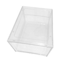 Bothyi - Contenedor De Zapatos A Prueba De Polvo Con Caja De Almacenamiento De Zapatos De Puerta Para Hombres, Mujeres, Zapatos Planos, Transparente
