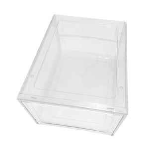 Bothyi - Contenedor De Zapatos A Prueba De Polvo Con Caja De Almacenamiento De Zapatos De Puerta Para Hombres, Mujeres, Zapatos Planos, Transparente