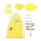 thumbnail image 1 of 1/12 Casa De Muñecas Puerta En Miniatura Accesorio De Decoración De Casa De Muñecas Amarillo, 1 of 5
