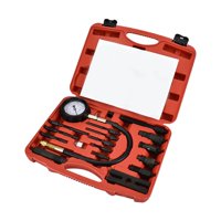 Magideal - 17 Piezas De Herramienta De Prueba De Compresión De Cilindro De Motor Diésel, La Adaptaciónción A La Mayoría De Camiones, Coches Y Tractores Diésel.