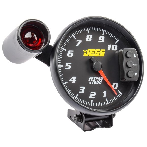 Tachómetro JEGS 13 cm 0‑10.000 RPM Luz de Cambio