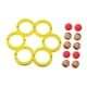 thumbnail image 3 of Juego De Lanzamiento De Piscina, Flotador De Espuma Ligero, Para Fiestas, Verano, Deportes Acuáticos, 10 Bolas, 3 of 5